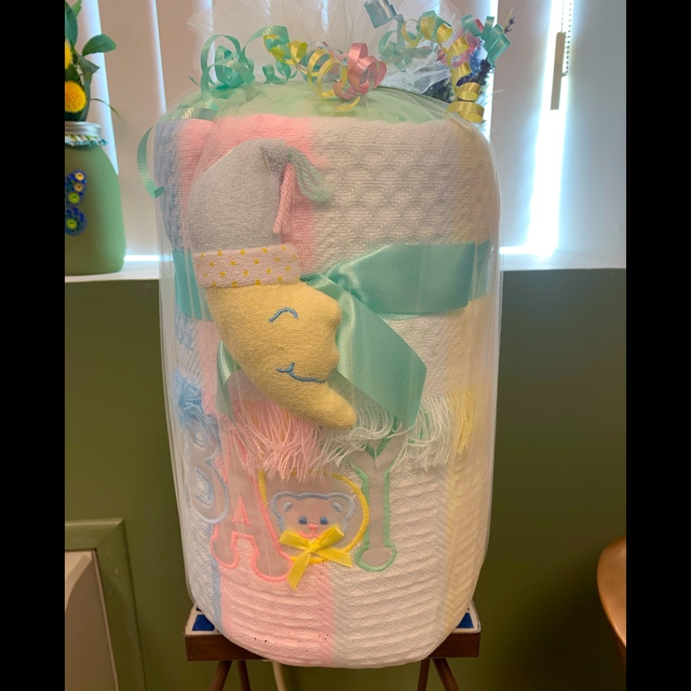 Beautiful Appliquéd Baby Blanket
